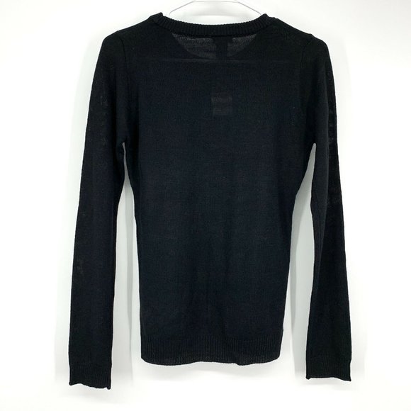 Rue21 Christmas Sweater Black Happy Elfin' Holiday Graphic - Picture 7 of 9